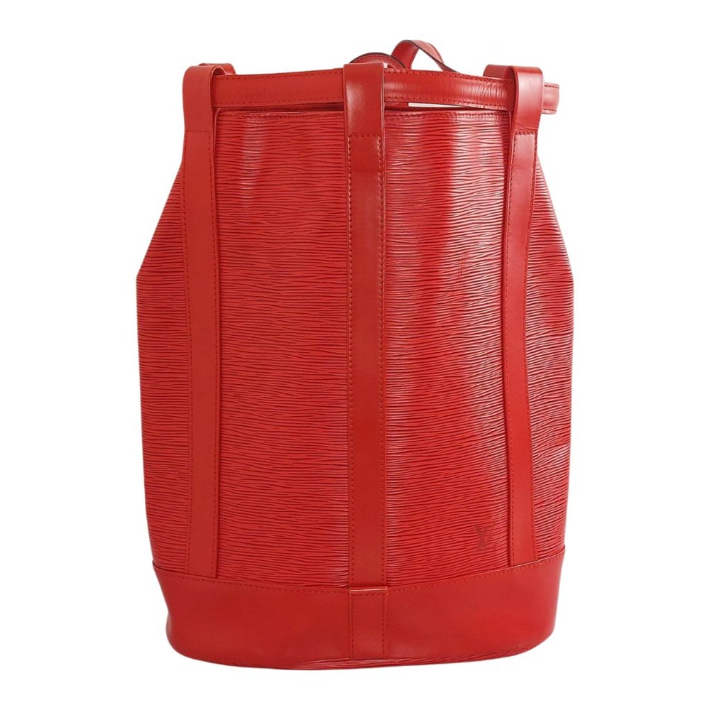 Louis Vuitton Randonnee PM Shoulder Bag Back Pack Castilian Red Epi Vintage